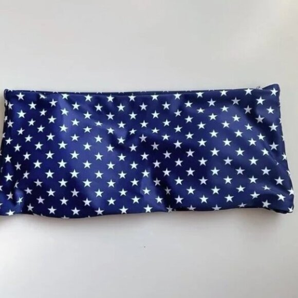 STARS & SWIRLS BANDEAU TWO PIECE STRAPLESS BIKINI - Picture 5 of 9